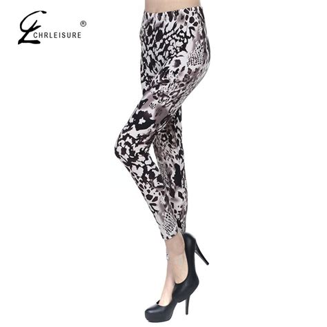 Chrleisure Fashion Leopard Print Leggings Women High Waist Legging