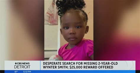 Fbi Offering 25000 Reward To Help Locate Missing 2 Year Old Wynter Smith Cbs Detroit