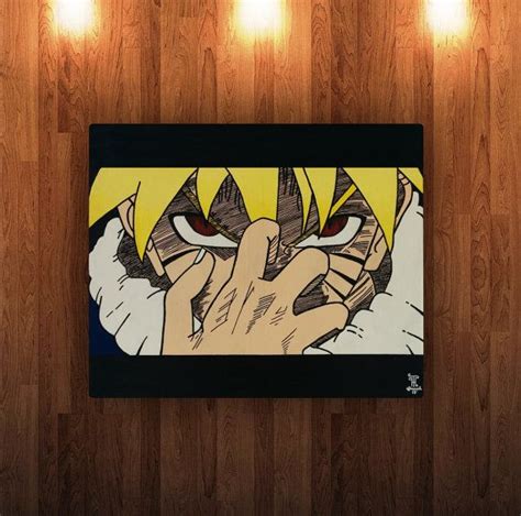 Uzumaki Naruto Original Acrylic Painting On A Block Canvas 50cm X 60cm