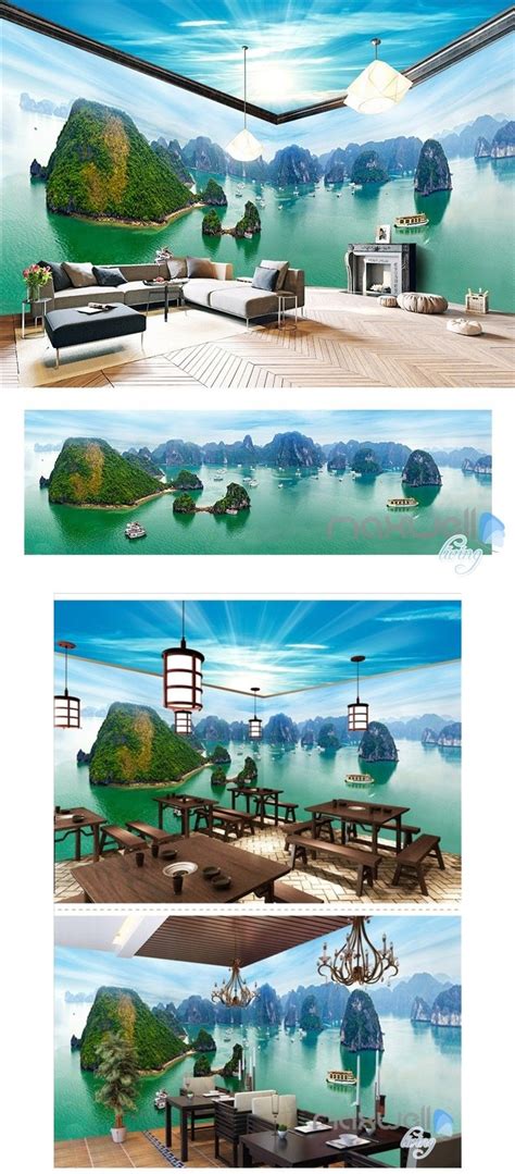 Guilin Landscape Theme Space Entire Room Wallpaper Wall Mural Decal