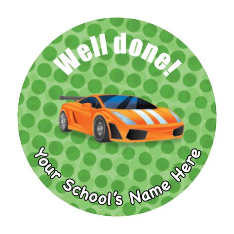 Car Reward Stickers School Stickers For Teachers