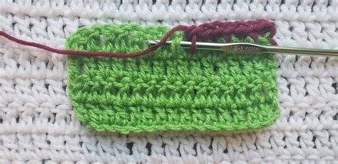 Photo Tutorial How To Crochet Front Post Single Crochet Stitch