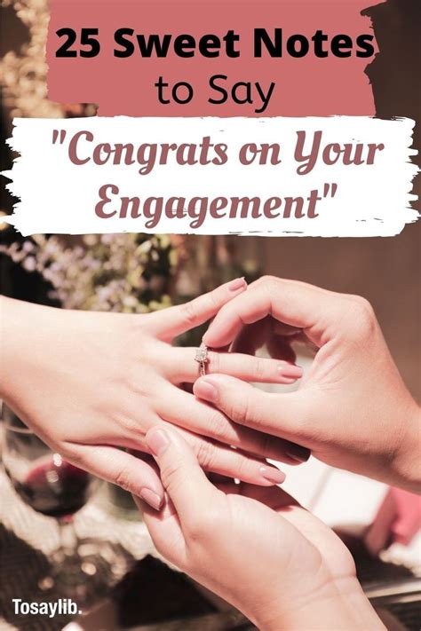 25 Sweet Notes To Congratulate On Engagement For Your Friends