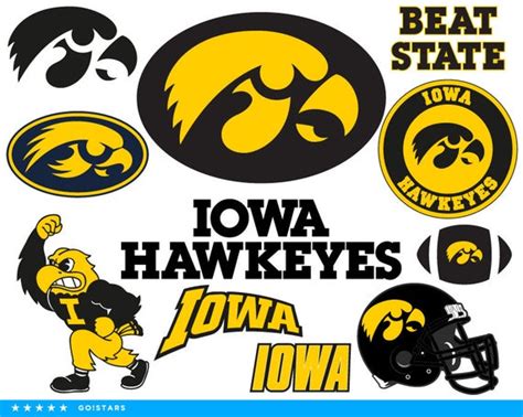 Iowa Hawkeyes Logo Vector At Collection Of Iowa