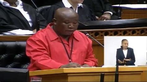 Eff leader julius malema has briefly appeared in the randburg magistrate's court on monday morning. Julius Malema speech causes a stir in parliament - YouTube
