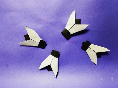 똥파리 종이접기 How To Make Paper Origami Fly Origami Easy Origami Art