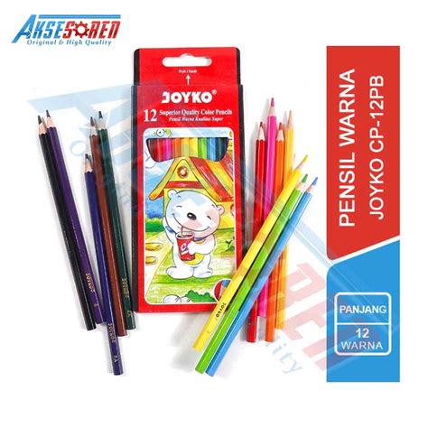 Pensil Warna Joyko Cp 12pb Alat Tulis Gambar Pencil Colour 12 Pcs