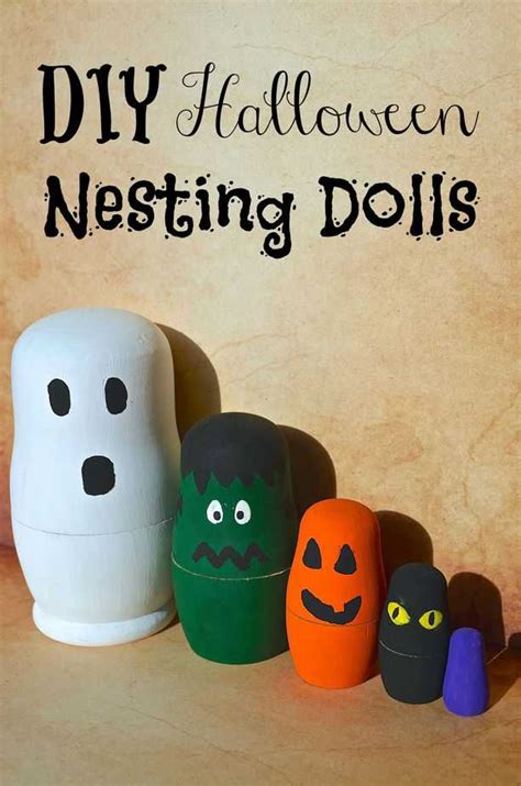 Diy Halloween Nesting Dolls Craft Surviving A Teachers Salary
