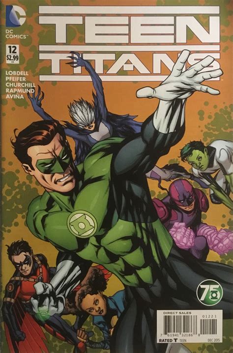 Teen Titans New 52 Series 2 12 Green Lantern 75th Anniversary Varia