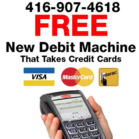 Free New Debit Machine That Takes Credit Cards