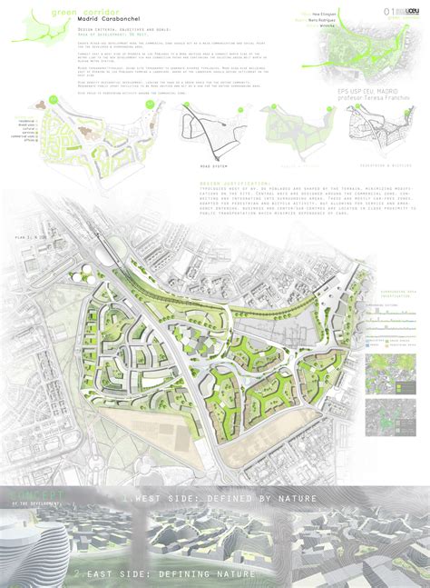 The green corridor is made up of parks, recreation grounds and other green spaces alongside the rivers that flow through ashford. Green Corridor URBAN DESIGN, Madrid, Spain | Parque linear ...