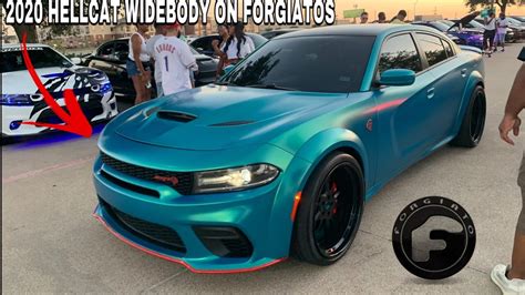 This Dodge Charger Hellcat Widebody Wrap Is Insane With The Forgiato