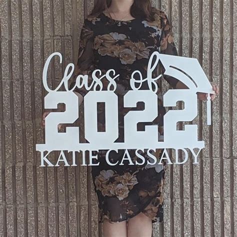 Personalized Class Of 2023 Wood Sign For Graduation Photo Shoot First