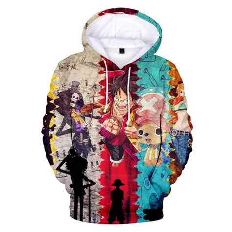 Be Well Received Printed Anime One Piece Whitebeard Pirates Hoodies