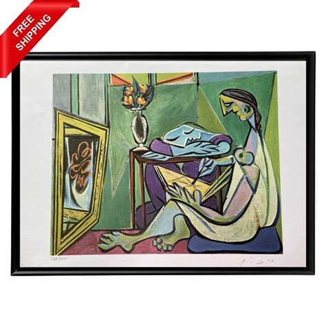 Pablo Picasso The Muse 1935 Original Hand Signed Print With Coa