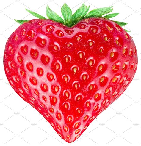 Strawberry Heart Stock Photo Containing Heart And Food Food Images