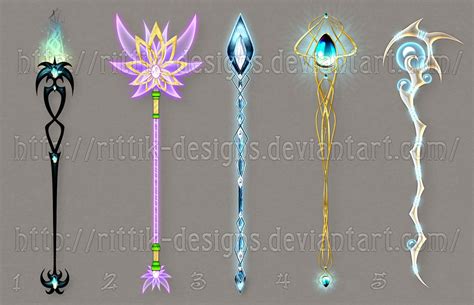Staff Designs 26 By Rittik Designs On Deviantart Sword Design Anime