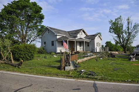 Tornado Damage In Brookville Brookvilleohio News From Ohio Source