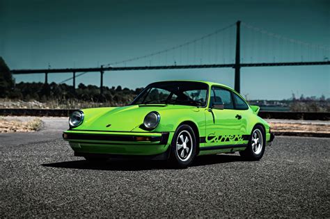 Hintergrundbilder Auto Fahrzeug Grün Porsche 911 Seitenansicht