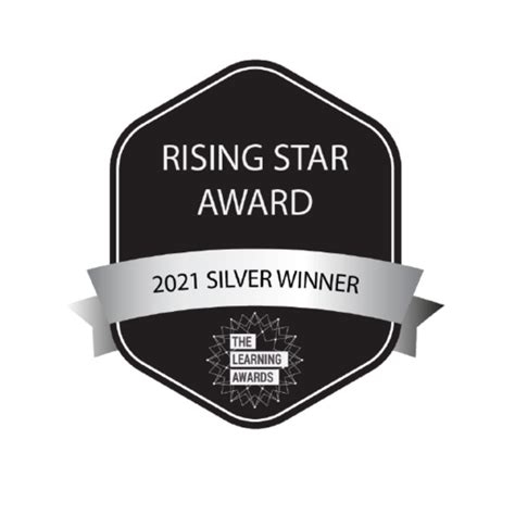 Rising Star Award 2021 Silver Winner Credly