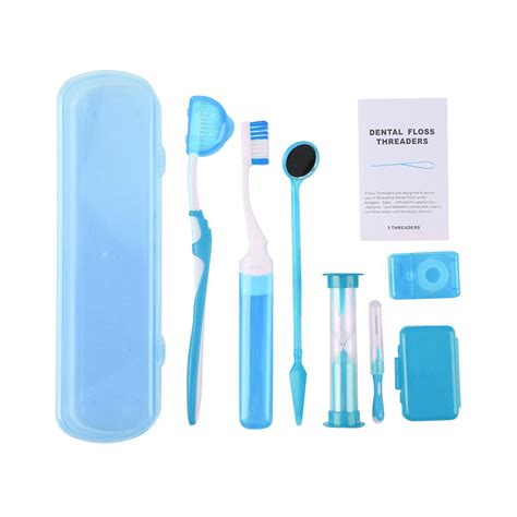 8 Piece Portable Orthodontic Oral Care Kit For Braces Shop Today Get It Tomorrow