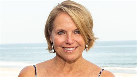Katie Couric Brings The Heat In Figure Hugging Swimsuit At The Beach HELLO