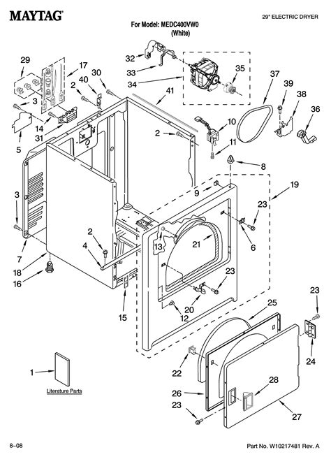 Maytag Centennial Parts Diagram