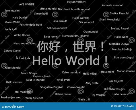 Hello World Banner With Brush Lettering And Pastel Pink Hand Drawn