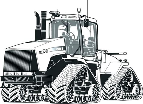Tractor Printable Coloring Pages John Page Free Deere Tractors Games