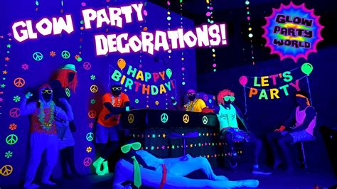 Black Light Party 🥳 Best Neon Party Decorations And Glow Party Supplies
