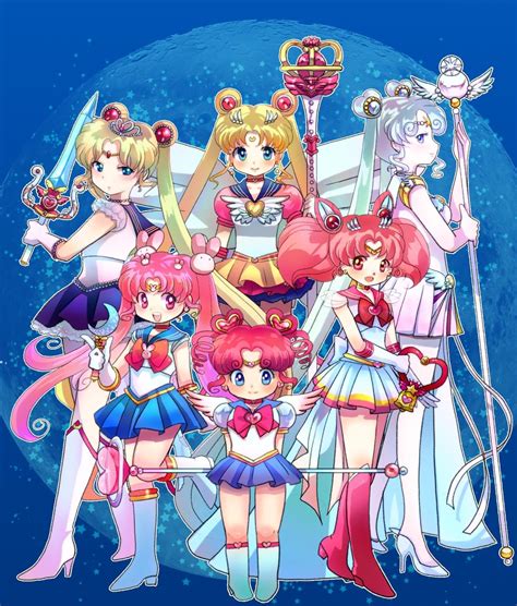 Sailor Cosmos And Chibi Chibi