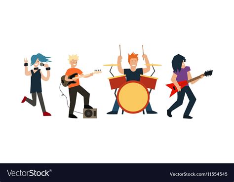 24 Rock Band Images Cartoon Inspirasi Terbaru