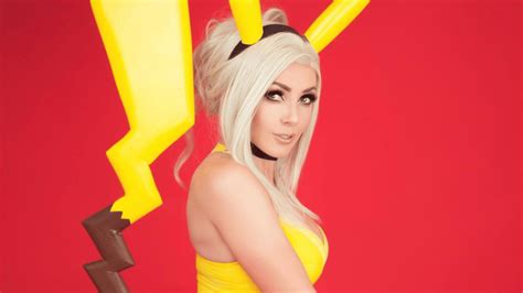 jessica nigri celebra el aniversario de pokémon con cosplay de pikachu