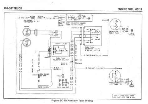 Im currently wanting to install a new stereo and would like a color code digram and or skematic. 86 Chevy K10 Fuel Tank Wiring Diagram