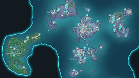 Genshin Impact Fishing Interactive Map