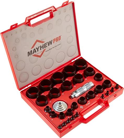 Mayhew Pro 66006 3 Mm To 50 Mm Metric Hollow Punch Set Hand Tool Pin