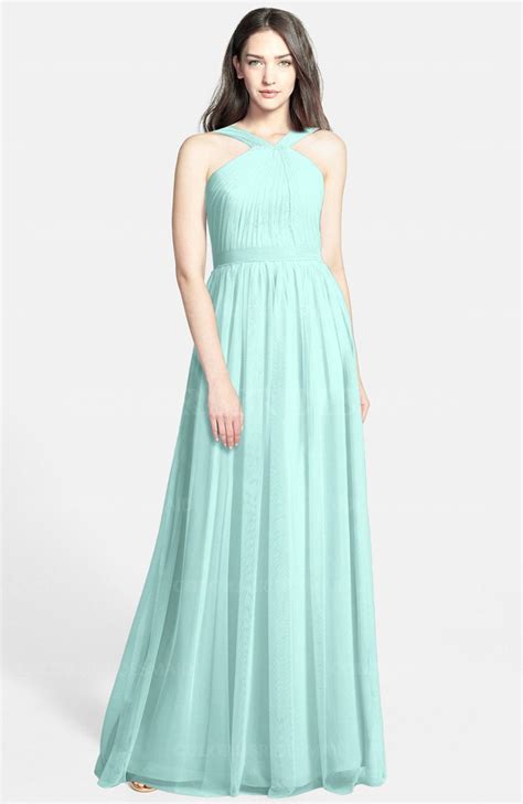 Colsbm Adele Blue Glass Bridesmaid Dresses Colorsbridesmaid