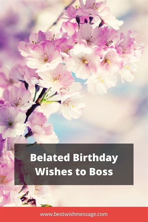 Belated Birthday Wishes To Boss In 2020 Belated Birthday Wishes