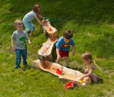 Water Fun Natural Playground Kids Playground Backyard Playground