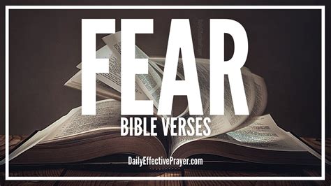 Bible Verses On Fear Scriptures For Overcoming Fear Audio Bible