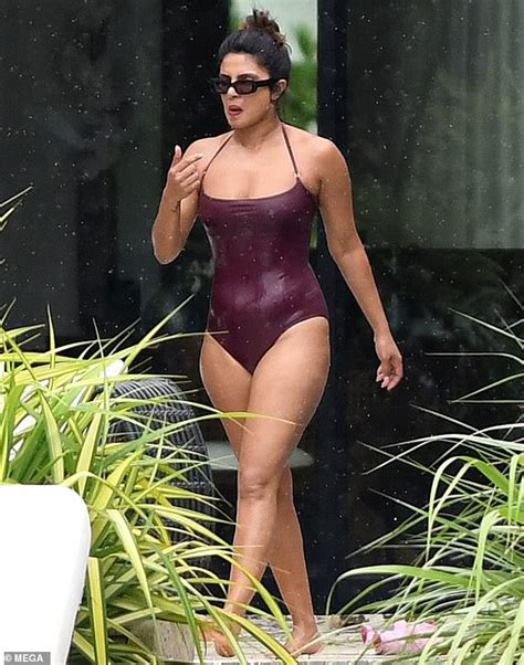Priyanka Chopra Is A Soaking Wet Bombshell In A Clinging One Piece As