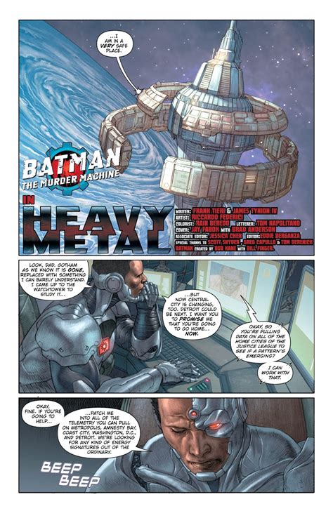 Weird Science Dc Comics Preview Batman The Murder Machine 1