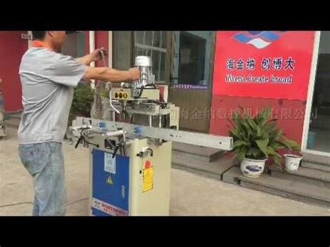 Jinan hg machinery co., ltd. SSKC01-100 upvc window and door lock hole milling machine ...
