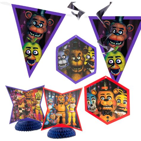 Five Nights At Freddys Party Decorating Kit 7pc