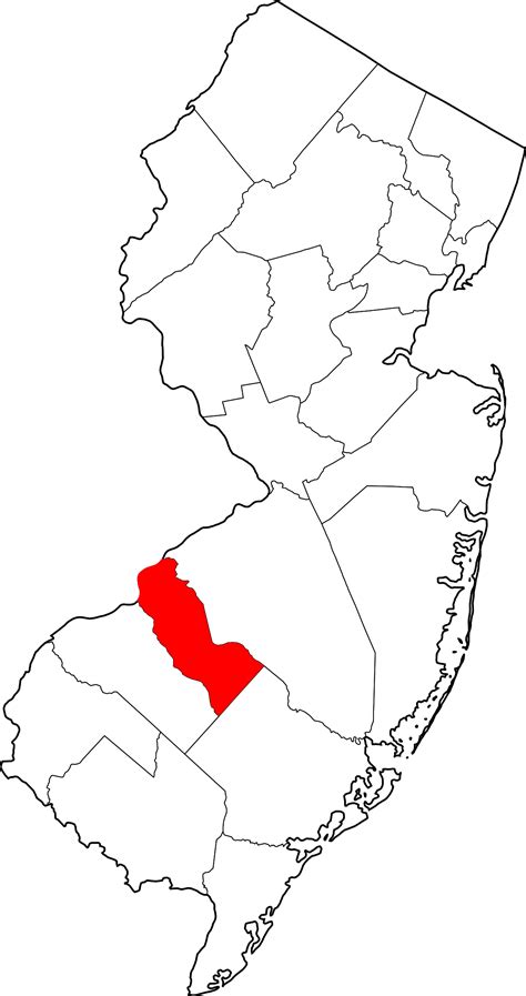 New Jersey Map Png Transparent Png All
