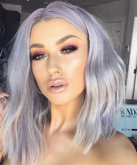 Lavender Dream Lolaliner Wearing Our Lashes In Celestial Lilac Hair