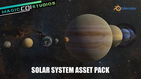 Solar System Asset Pack 3d Model By Magiccgistudios
