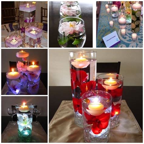 Wodnerful Diy Unique Floating Candle Centerpiece With Flower Floating