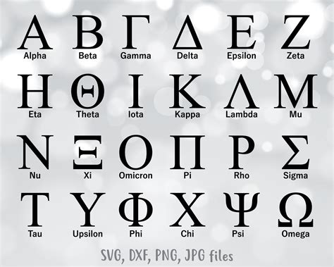 Boy names with 6 letters that you'll love . Greek alphabet svg Greek letters svg Sorority letters svg | Etsy