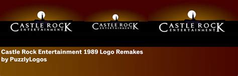 Castle Rock Entertainment 1989 Logo Remakes By Puzzylpiece On Deviantart